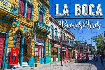 Barrio de la Boca Argentina jigsaw puzzle