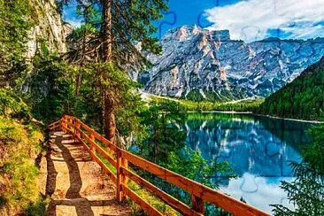 Lago Braies-Italia