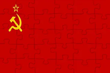 The mighty Soviet Union flag jigsaw puzzle