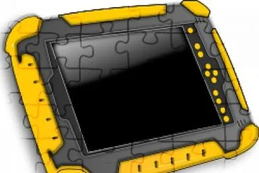 Tablet jigsaw puzzle