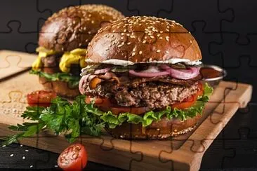 hamburger jigsaw puzzle