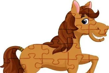 Horse jigsaw puzzle