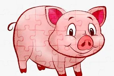 Pig jigsaw puzzle