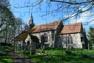 Brenzett Church, Kent, England jigsaw puzzle