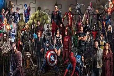 Marvel vs DC jigsaw puzzle