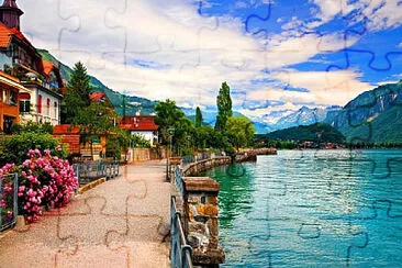 Lago Brienz-Suiza jigsaw puzzle