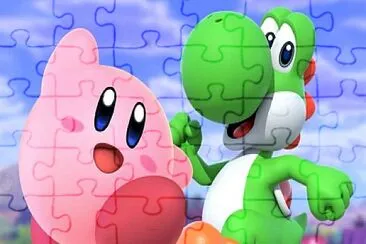 kirby y yoshi