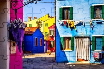 Burano-Venecia jigsaw puzzle