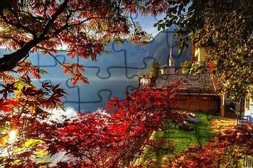 פאזל של Hallstatt-Austria