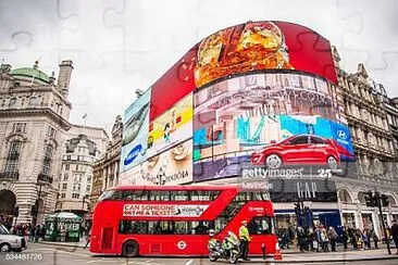 Piccadilly Circus, LONDRES jigsaw puzzle