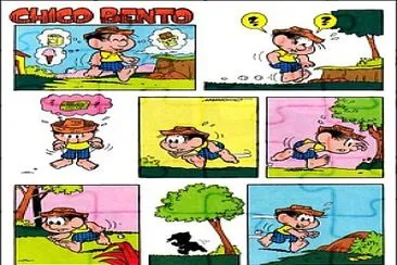 פאזל של Chico Bento dinheiro