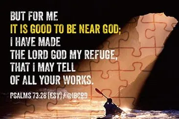 Psalms 73:28 jigsaw puzzle