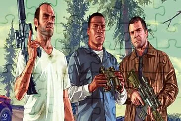 GTA V Heroes jigsaw puzzle