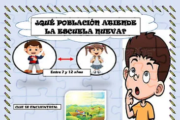 Â¿Que poblaciÃ³n Atiende la Escuela Nueva? jigsaw puzzle