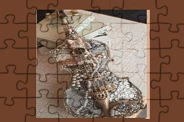 guitare en boutons jigsaw puzzle