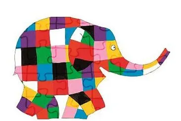 Elmer jigsaw puzzle