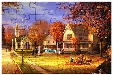 Un pueblo jigsaw puzzle