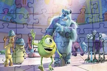 פאזל של MONSTER INC