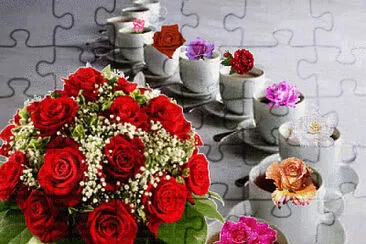 ramo de rosas jigsaw puzzle