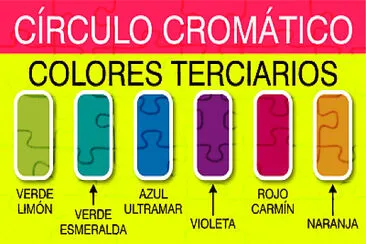 COLORES TERCIARIOS CMYK