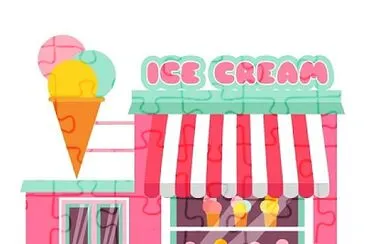 פאזל של ice cream place