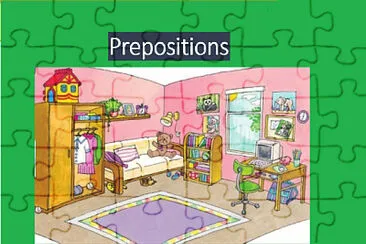 פאזל של PREPOSITIONS AND TOYS