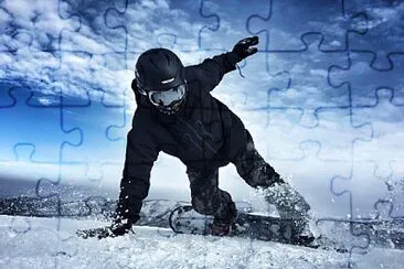 Extrem sports on Snow jigsaw puzzle