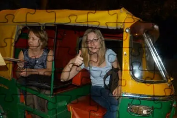 Jan   Friend in a Tuk-Tuk in India