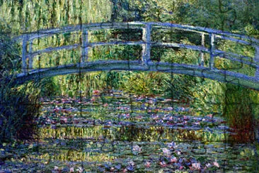 AS CRIANÃ‡AS, EU E O JARDIM, DE MONET. jigsaw puzzle