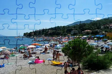 Beach in Croatia jigsaw puzzle