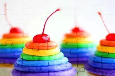 cupcake colorido