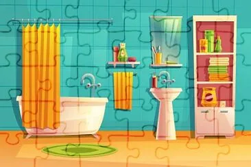 bathroom jigsaw puzzle