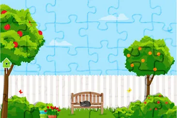 yard jigsaw puzzle