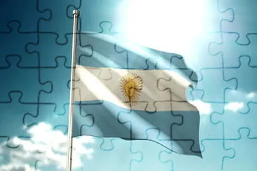 פאזל של LA BANDERA ARGENTINA