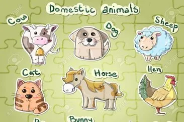 Animales domÃ©sticos jigsaw puzzle