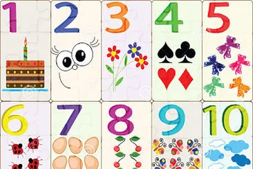 numeros del 1 al 10 jigsaw puzzle