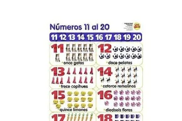 numeros del 11 al 20