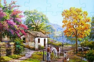 442. Paisaje rural jigsaw puzzle