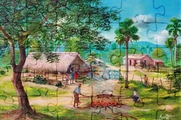 445. Paisaje Campesino Dominicano jigsaw puzzle