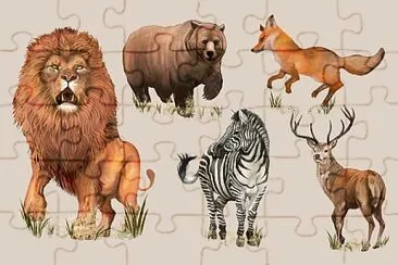 Animales Salvajes jigsaw puzzle