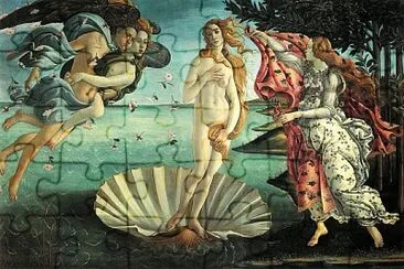 פאזל של the birth of venus