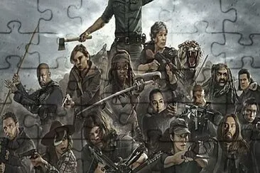 you must put together the walking dead image puzz