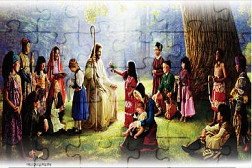 JesÃºs y los niÃ±os jigsaw puzzle