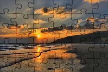 Les Rosaires sunset jigsaw puzzle