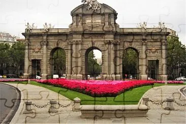 puerta de alcala jigsaw puzzle