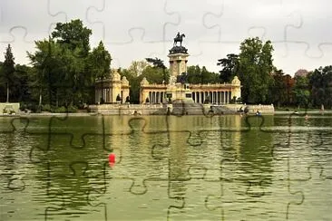 estanque del retiro-madrid jigsaw puzzle