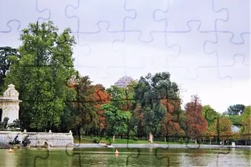 estanque del retiro-madrid jigsaw puzzle