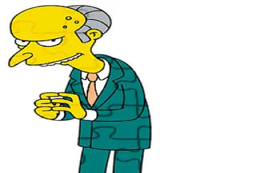 Montgomery Burns jigsaw puzzle