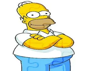 פאזל של Homero Simpson