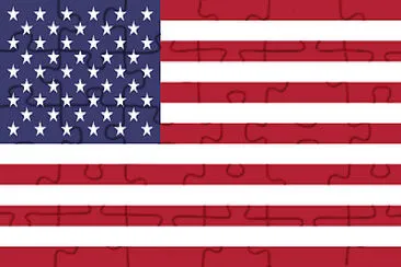 USA flag jigsaw puzzle